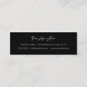 MUA Makeup artist service Customer Discount Treuekarte (Rückseite)