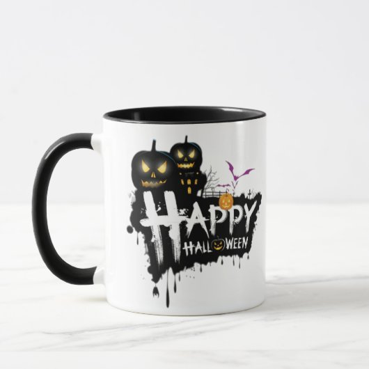 MuA-Tasse für Säfte und Heißgetränke zu Halloween, Tasse (Links)