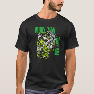 Muay Thai Alien Astronauten kämpfen, Mixed Martial T-Shirt
