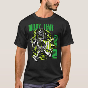 Muay Thai Astronaut Monkey, Space, Mixed Martial A T-Shirt