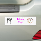 Muay Thai Autoaufkleber (Auf Auto)
