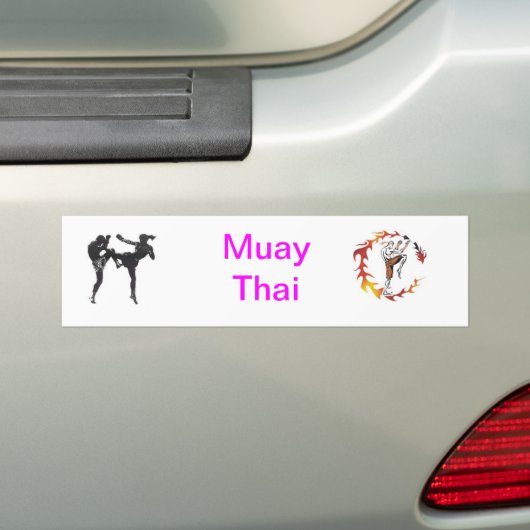 Muay Thai Autoaufkleber (Auf Auto)