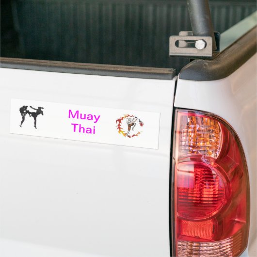 Muay Thai Autoaufkleber (Auf Lkw)