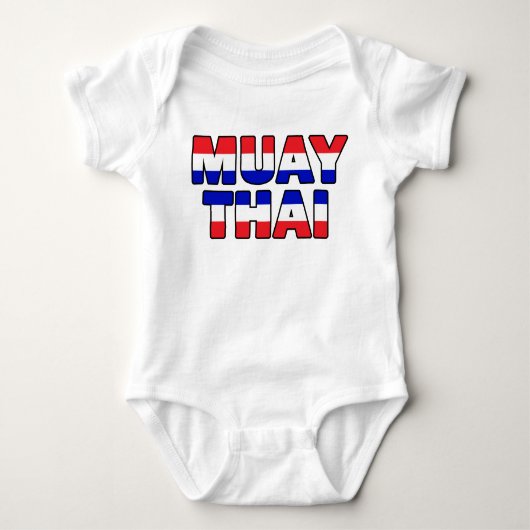 Muay Thai Baby Strampler (Vorderseite)