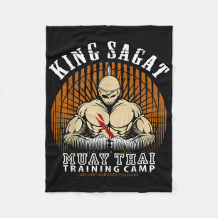 Muay-Thai-Box-Trainingsstudio - Sagat-Trainingscam Fleecedecke