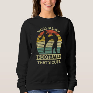 Muay Thai Boxen für einen Kickboxkampf Sweatshirt