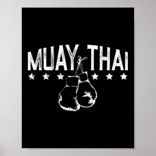 Muay Thai Boxen für Kampfkunstliebhaber 1 Poster