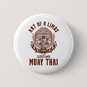 Muay-Thai-Boxen Thai-Boxen Boxer Kunst der 8 Glied Button