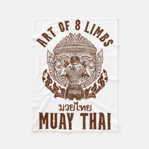 Muay-Thai-Boxen Thai-Boxen Boxer Kunst der 8 Glied Fleecedecke