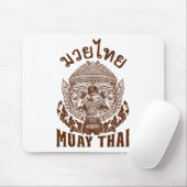 Muay Thai Boxer Boxing Lover Thai Boxing Thailand Mousepad (Mit Mouse)