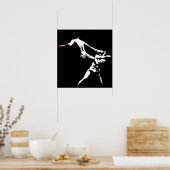 Muay Thai Boxing Action Poster (Küche)