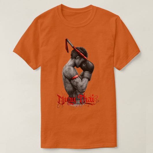 Muay Thai Boxing Fighter T-Shirt (Design vorne)