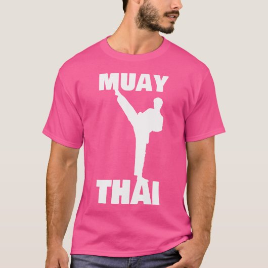 Muay Thai Boxing Kickboxing T-Shirt (Vorderseite)