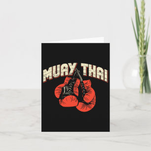 Muay Thai Boxing Martial Arts - Kickboxing Karte