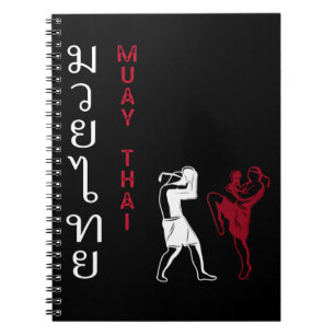 Muay Thai Boxing Martial Arts Notizblock