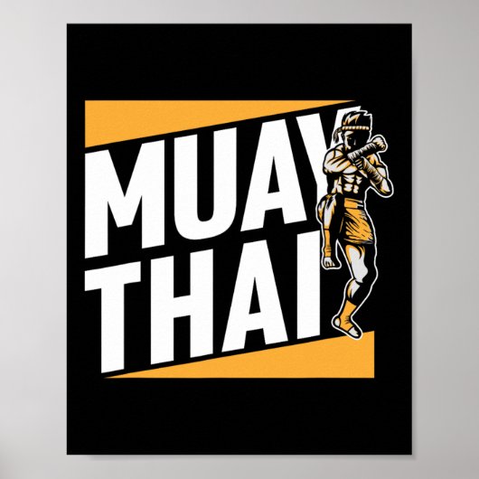 Muay Thai Boxing Poster (Vorne)