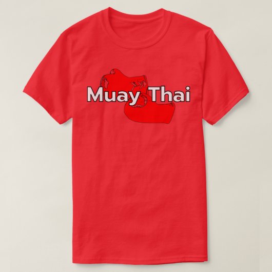 Muay Thai Boxing Sport T-Shirt (Design vorne)