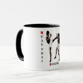 Muay Thai Boxing Tasse (Vorderseite Links)