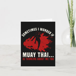 Muay Thai Boxing Teacher Kickboxing Martial Arts I Karte