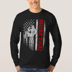 Muay Thai Boxing US-Flagge T-Shirt