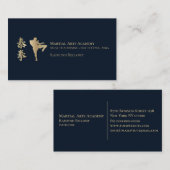 Muay Thai Boxing Visitenkarte (Vorne/Hinten)