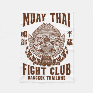 Muay-Thai-Boxingliebhaber Boxing Boxer Muay Thai K Fleecedecke