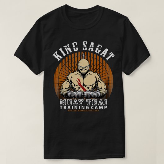 Muay Thai Boxtraining Gym Sagat Training Camp T-Shirt (Design vorne)