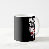 Muay Thai Cat Meow Thai Kaffeetasse (VorderseiteRechts)