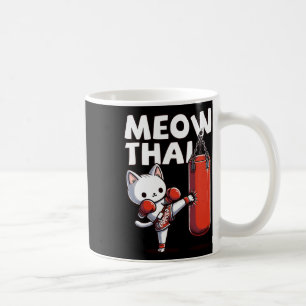 Muay Thai Cat Meow Thai Kaffeetasse