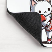 Muay Thai Cat Mousepad (Ecke)