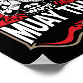Muay Thai - Cooler Thai Boxkampf Poster (Ecke)