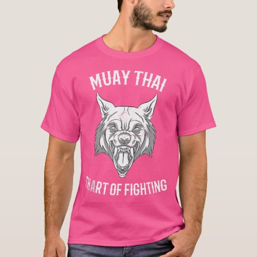 Muay Thai Die Kunst des Kampfes T-Shirt (Vorderseite)