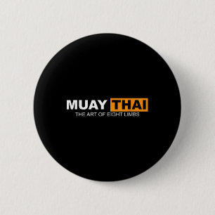 Muay Thai die Kunst von acht Limben Kickboxing und Button