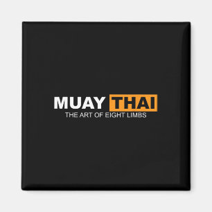 Muay Thai die Kunst von acht Limben Kickboxing und Magnet
