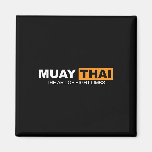 Muay Thai die Kunst von acht Limben Kickboxing und Magnet (Vorne)