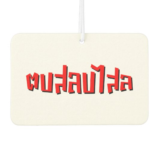 Muay Thai □ Dop Salop Salai Ō Slap Sie Albern Autolufterfrischer (Vorderseite)