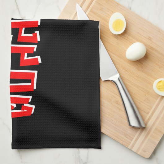 Muay Thai □ Dop Salop Salai Ō Slap Sie Albern Geschirrtuch (Viertel Falte)