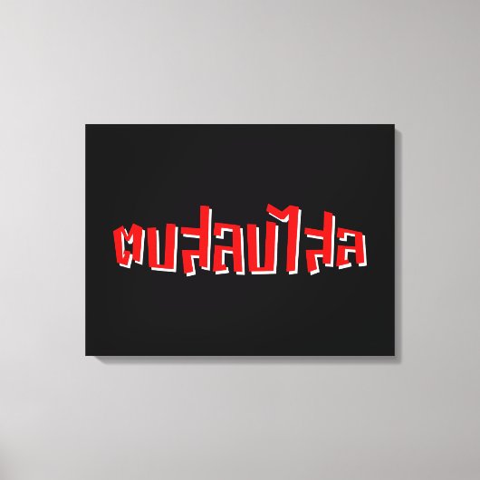 Muay Thai □ Dop Salop Salai Ō Slap Sie Albern Leinwanddruck (Vorderseite)