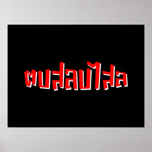 Muay Thai □ Dop Salop Salai Ō Slap Sie Albern Poster (Vorne)