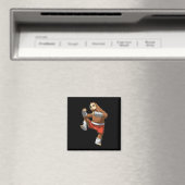 Muay Thai Faultier - Thai-Boxen und Kickboxen Magnet (In Situ (Geschirrspüler))