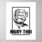 Muay Thai Faust Poster (Vorne)
