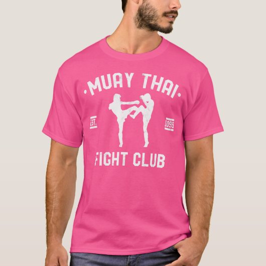Muay Thai Fight Club Tiger Mixed Martial Arts Stre T-Shirt (Vorderseite)