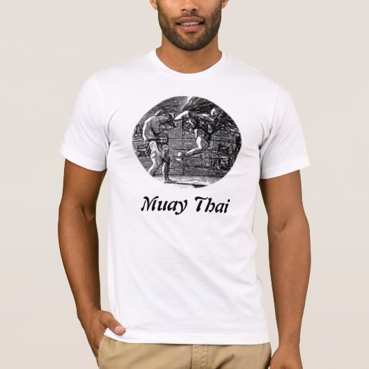 Muay Thai, Fight, Thai-Boxing T-Shirt (Vorderseite)