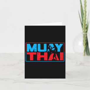Muay Thai Fighter Boxing Martial Arts Hob Karte
