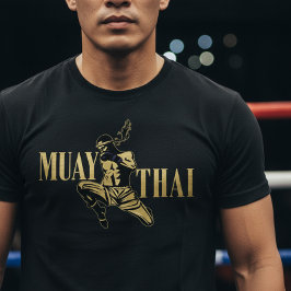 Muay Thai Fighter – Golden Strike T-Shirt