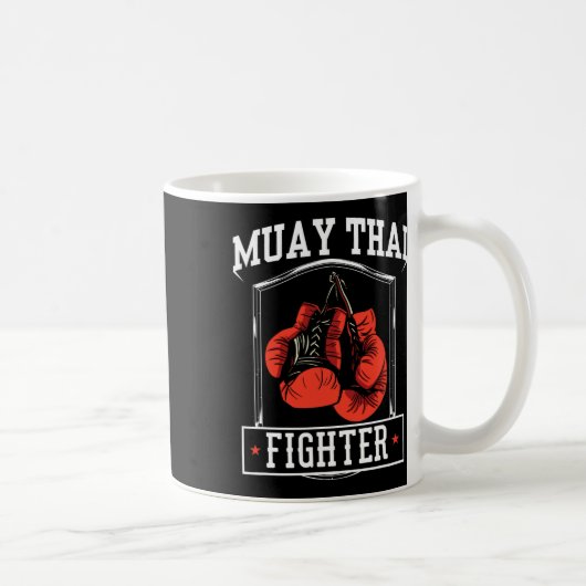 Muay Thai Fighter Hob1 Kaffeetasse (Rechts)