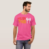 Muay Thai Fighter Training Mixed Martial Arts Stre T-Shirt (Vorne ganz)