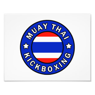 Muay Thai Fotodruck