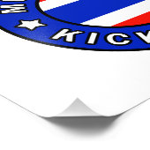 Muay Thai Fotodruck (Ecke)