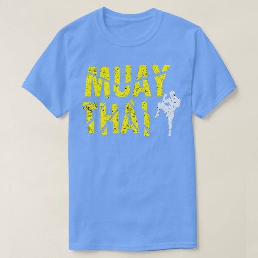 Muay Thai für Männer Frauen Kinder kämpfen Kickbox T-Shirt (Design vorne)
